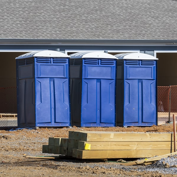 can i customize the exterior of the portable restrooms with my event logo or branding in Hatfield WI